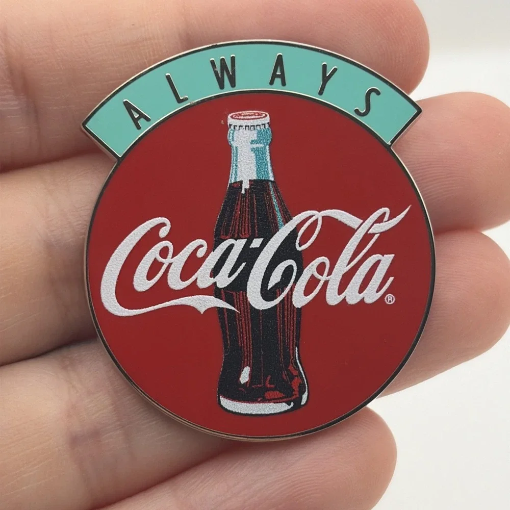 Always Coca-Cola Coke Bottle Logo Lapel Hat Pin